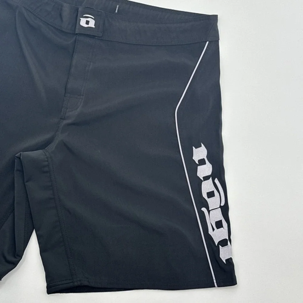 Nogi Volt‎ Shorts Men's XXL Black Heavy Stitch Grappling Jiu Jitsu BJJ MMA UFC